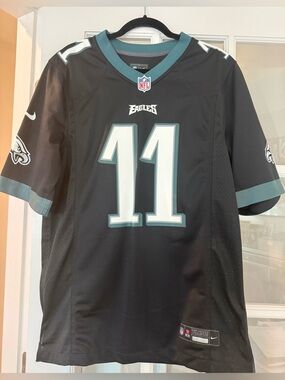 NIKE Youth Black Philadelphia Eagles Alternate Officially Licensed Jersey Small